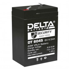 Аккумулятор для ИБП Delta DT 6045 6В 4,5 Ач 70x47x107