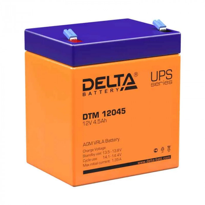 Аккумулятор для ИБП Delta DTM 12045 5Ач 90x70x101