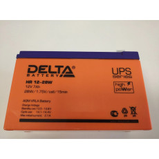 Аккумулятор для ИБП Delta HR 12-28W 7 Ач 151x65x100
