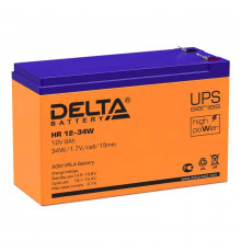 Аккумулятор для ИБП Delta HR 12-34W 9Ач 135А 151x65x100