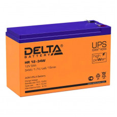 Аккумулятор для ИБП Delta HR 12-34W 9Ач 135А 151x65x100