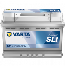 Аккумулятор Varta SLI E11 74 Ач обр. пол. 680A 278x175x190