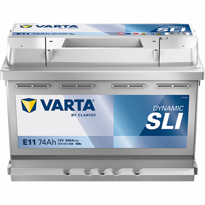 Аккумулятор Varta SLI E11 74 Ач обр. пол. 680A 278x175x190