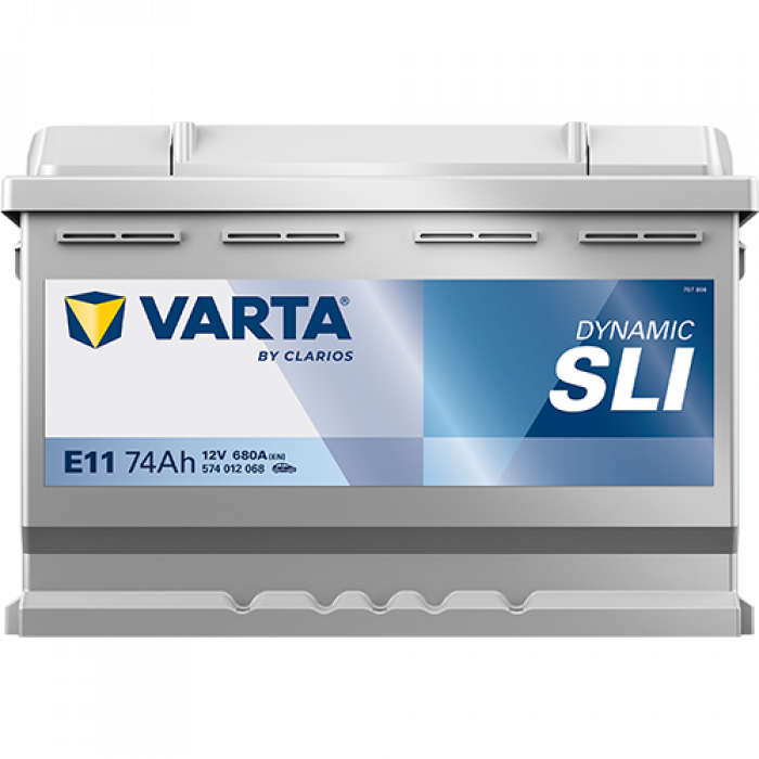 Аккумулятор Varta SLI E11 74 Ач обр. пол. 680A 278x175x190