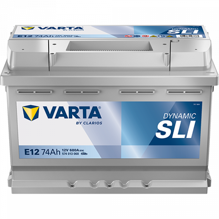 Аккумулятор Varta SLI E12 74 Ач прям. пол. 680A 278x175x190
