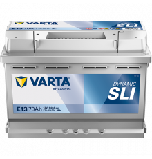 Аккумулятор Varta SLI E13 70 Ач обр. пол. 640A 278x175x190