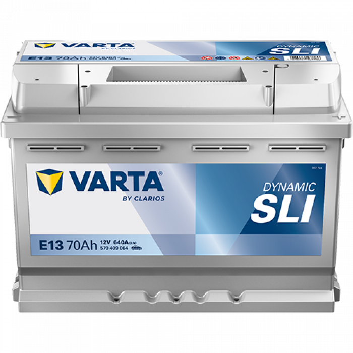 Аккумулятор Varta SLI E13 70 Ач обр. пол. 640A 278x175x190