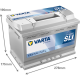 Аккумулятор Varta SLI E13 70 Ач обр. пол. 640A 278x175x190