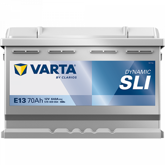 Аккумулятор Varta SLI E13 70 Ач обр. пол. 640A 278x175x190