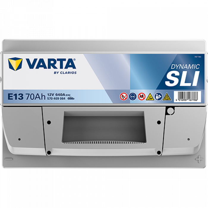 Аккумулятор Varta SLI E13 70 Ач обр. пол. 640A 278x175x190