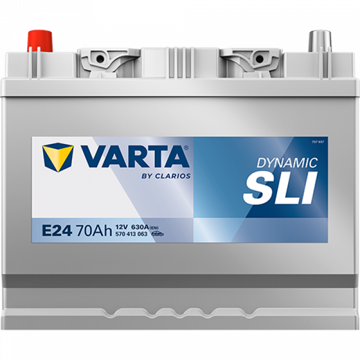 Аккумулятор Varta SLI E24 70 Ач прям. пол. 630A 261x175x220