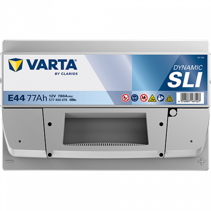 Аккумулятор Varta SLI E44 77 Ач обр. пол. 780A 278x175x190