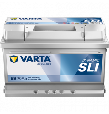 Аккумулятор Varta SLI E9 70 Ач обр. пол. низкий 640A 278x175x175