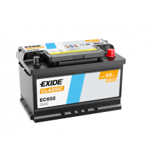Аккумулятор EXIDE Classic EC652 65R обр. пол. 540A 278x175x175