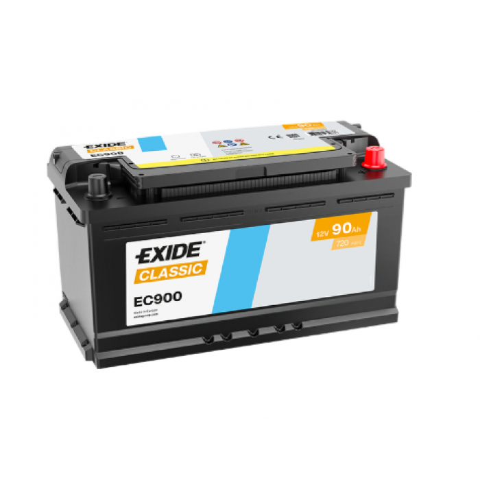 Аккумулятор EXIDE Classic EC900 90R обр. пол. 720A 353x175x190