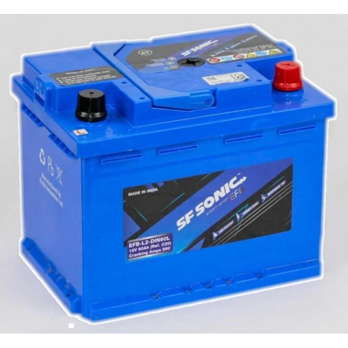 Аккумулятор Exide SF Sonic EFB 60R обр. пол. 600А 242x175x190