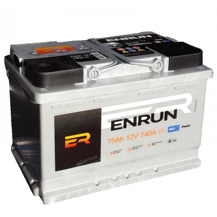 Аккумулятор ENRUN TOP 75R обр. пол. 710A 278x175x190
