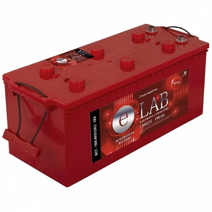 Аккумулятор E-LAB 190 рус прям. пол. 1300A 513х220х200