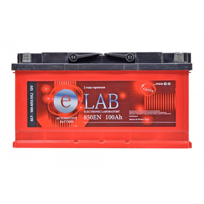 Аккумулятор E-LAB 6ст-100R обр. пол. 850A 353x175x190