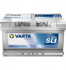 Аккумулятор Varta SLI F17 80 Ач обр. пол. низкий 740A 315x175x175