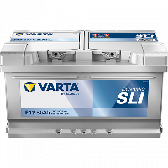 Аккумулятор Varta SLI F17 80 Ач обр. пол. низкий 740A 315x175x175