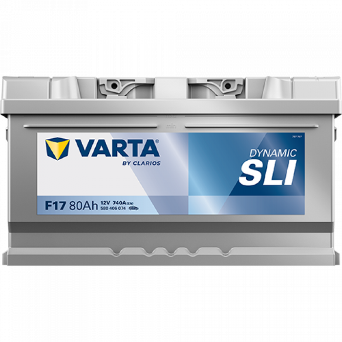 Аккумулятор Varta SLI F17 80 Ач обр. пол. низкий 740A 315x175x175