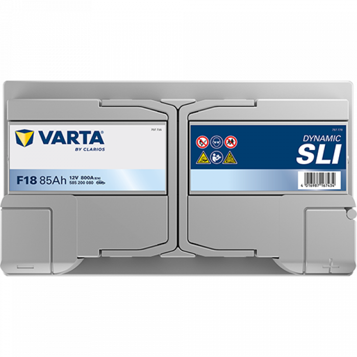 Аккумулятор Varta SLI F18 85 Ач обр. пол. 800A низкий 315x175x175