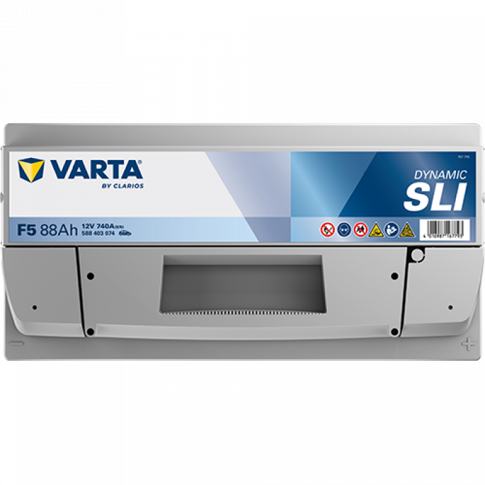 Аккумулятор Varta SLI F5 88 Ач обр. пол. низкий 740A 353x175x175