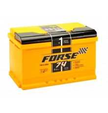 Аккумулятор FORSE 74R обр. пол. низкий 760A 278x175x175