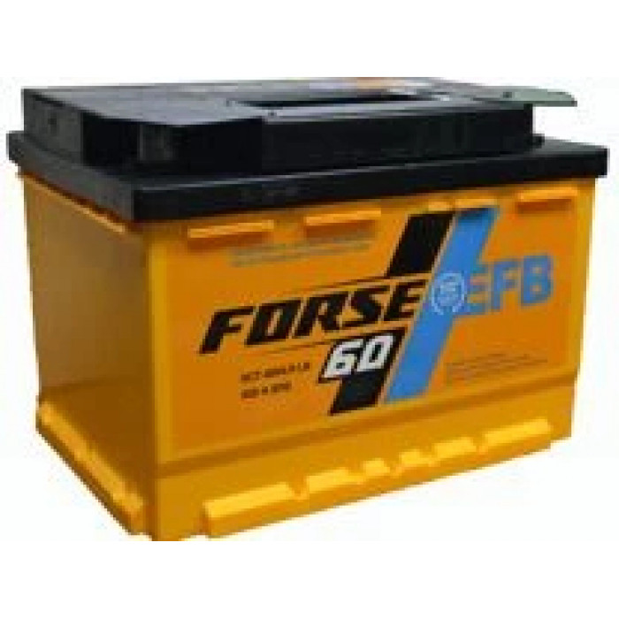Аккумулятор FORSE EFB 60R обр. пол. низкий 620A 242x175x175