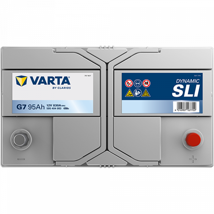 Аккумулятор Varta SLI G7 95 Ач обр. пол. 830A 306x173x225