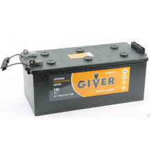 Аккумулятор GIVER HYBRID 6CT-190 рус болт прям. пол. 1250А 514х223х220