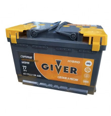 Аккумулятор GIVER HYBRID 77R обр. пол. 640A 278x175x190
