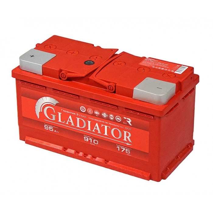 Аккумулятор Gladiator Energy 95L прям. пол. 920A 353х175х190