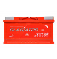 Аккумулятор GLADIATOR EFB 110L прям. пол. 960A 353х175х190