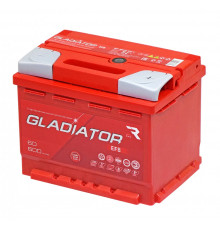 Аккумулятор GLADIATOR EFB 60R обр. пол. 600A 242х175х190