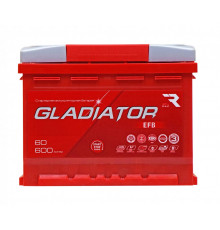 Аккумулятор GLADIATOR EFB 60L прям. пол. 600A 242х175х190