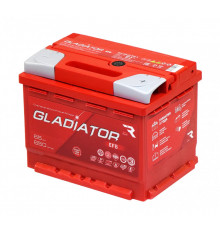 Аккумулятор GLADIATOR EFB 65L прям. пол. 640A 242х175х190