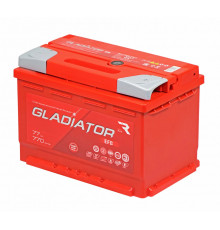 Аккумулятор GLADIATOR EFB 77L прям. пол. 770A 278х175х190