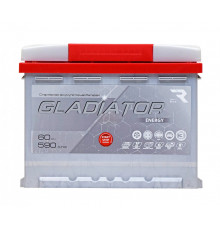 Аккумулятор Gladiator Energy 60R обр. пол. 590A 242х175х190