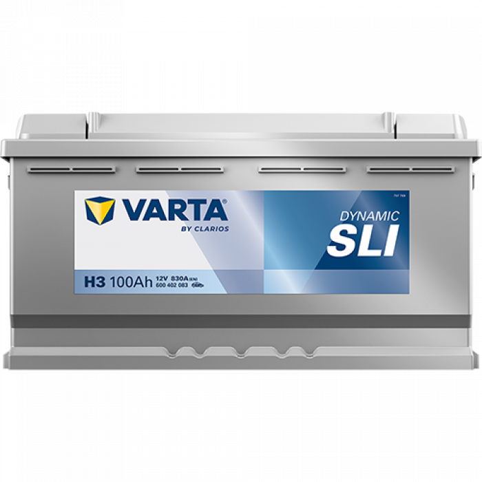 Аккумулятор Varta SLI H3 100 Ач обр. пол. 830A 353x175x190
