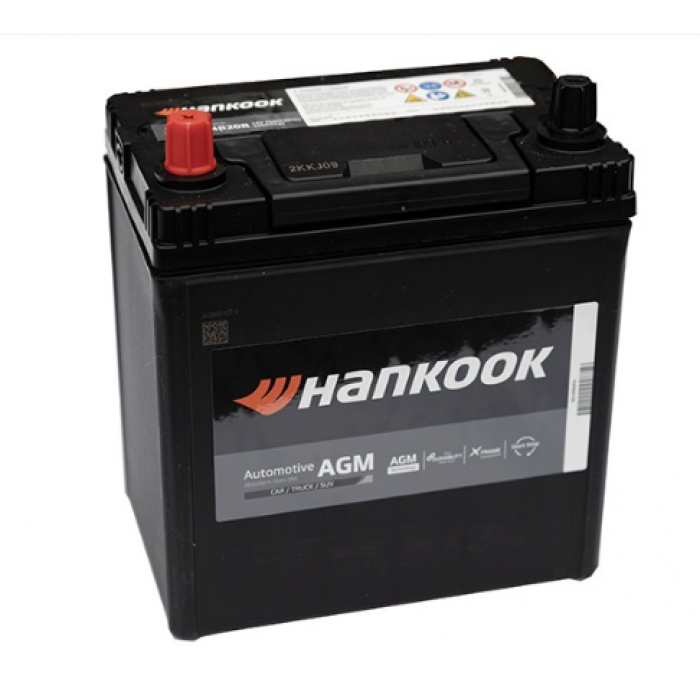 Аккумулятор HANKOOK AGM S46B24 45L прям. пол. 370А 238x128x220