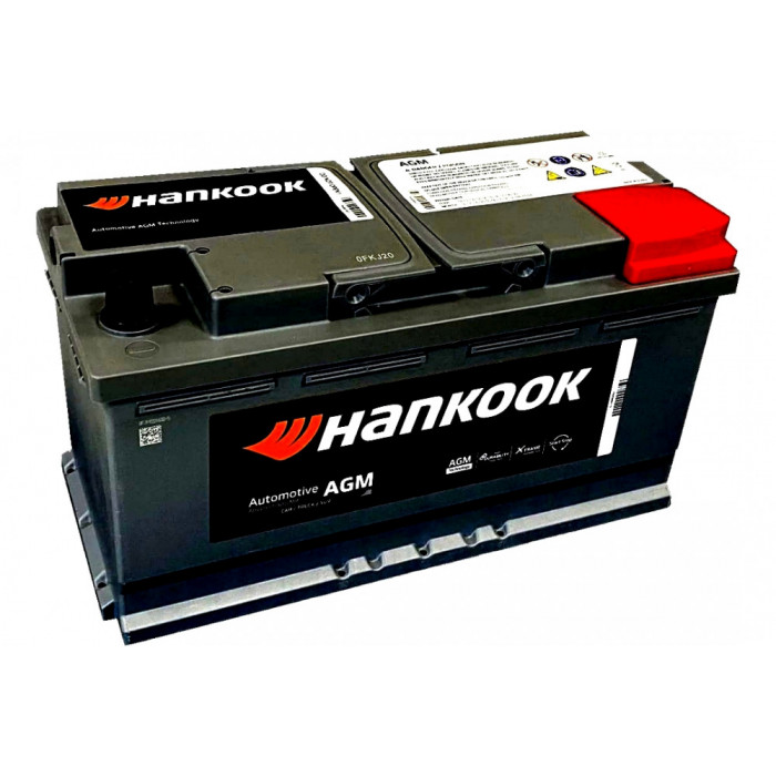 Аккумулятор HANKOOK AGM L5 100R обр. пол. 900А 353x175x190