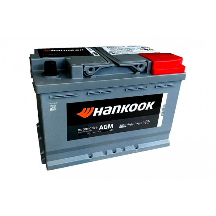 Аккумулятор HANKOOK AGM L3 70R обр. пол. 760А 278x175x190