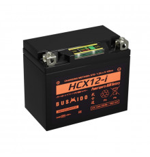 Аккумулятор Мото AGM BUSHIDO HCX12-i 13,5Ач 190A прям. пол. 150x86x130 (YTX12-BS)
