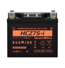 Аккумулятор Мото AGM BUSHIDO HCZ7S-i 6,5Ач 110A обр. пол. 113x70x105 (YTX5L-BS, YTZ7S)