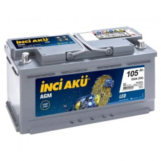 Аккумулятор INCI AKU AGM 105R обр. пол. 850A 393x175x190