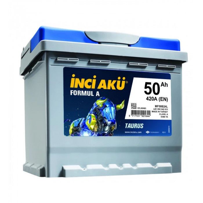 Аккумулятор INCI AKU Formul A 50R обр. пол. 420А 207x172x220