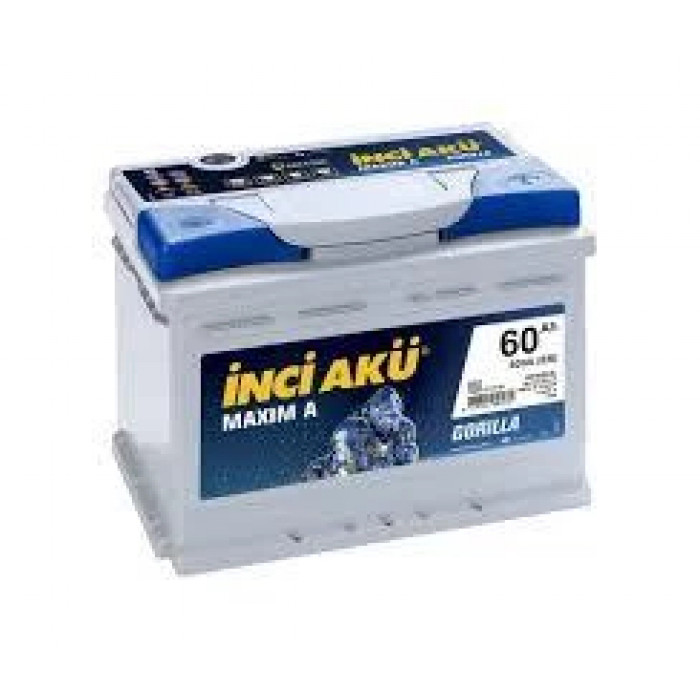 Аккумулятор INCI AKU Maxim A 60R обр. пол. низкий 600A 242x175x175