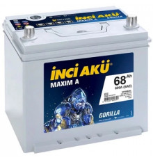 Аккумулятор INCI AKU Maxim A Asia 68R обр. пол. 600A 232x173x220
